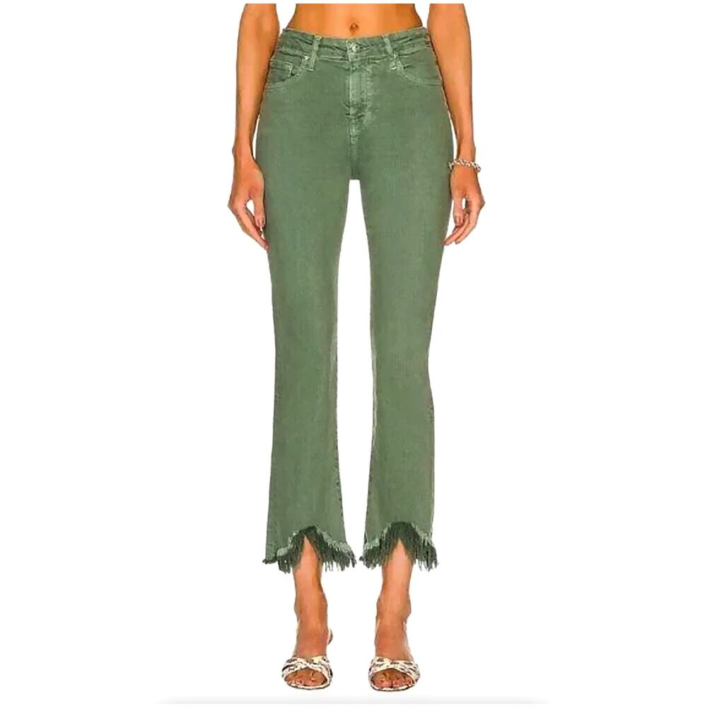 Jonathan Simkhai Jeans River High Rise Womens Size 24 Straight Leg Distressed